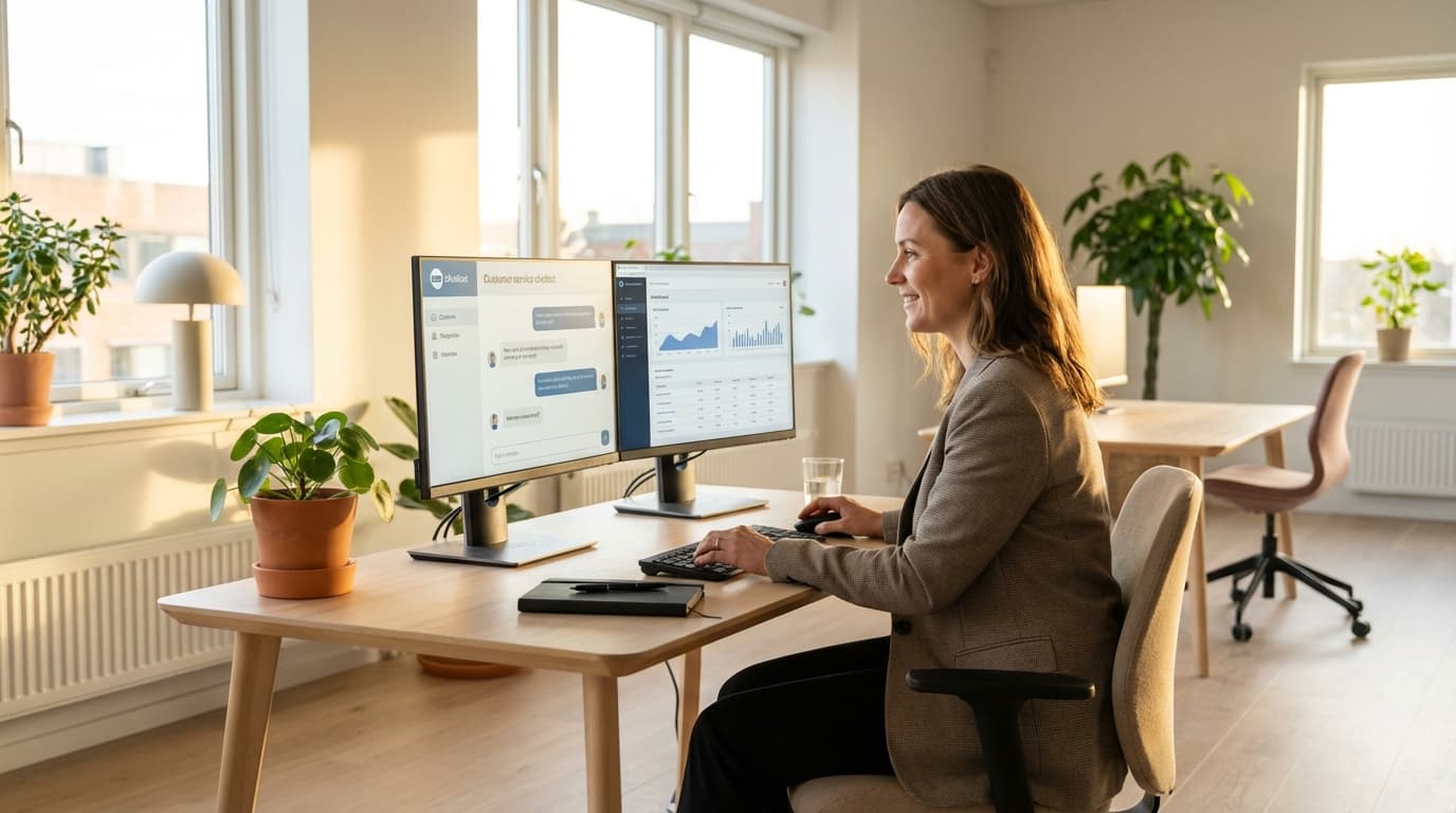 AI-chatbot i kundeservicesystem