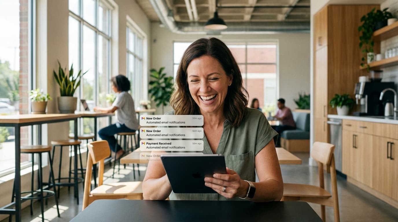 Zapier-arbeidsflyt på skjerm