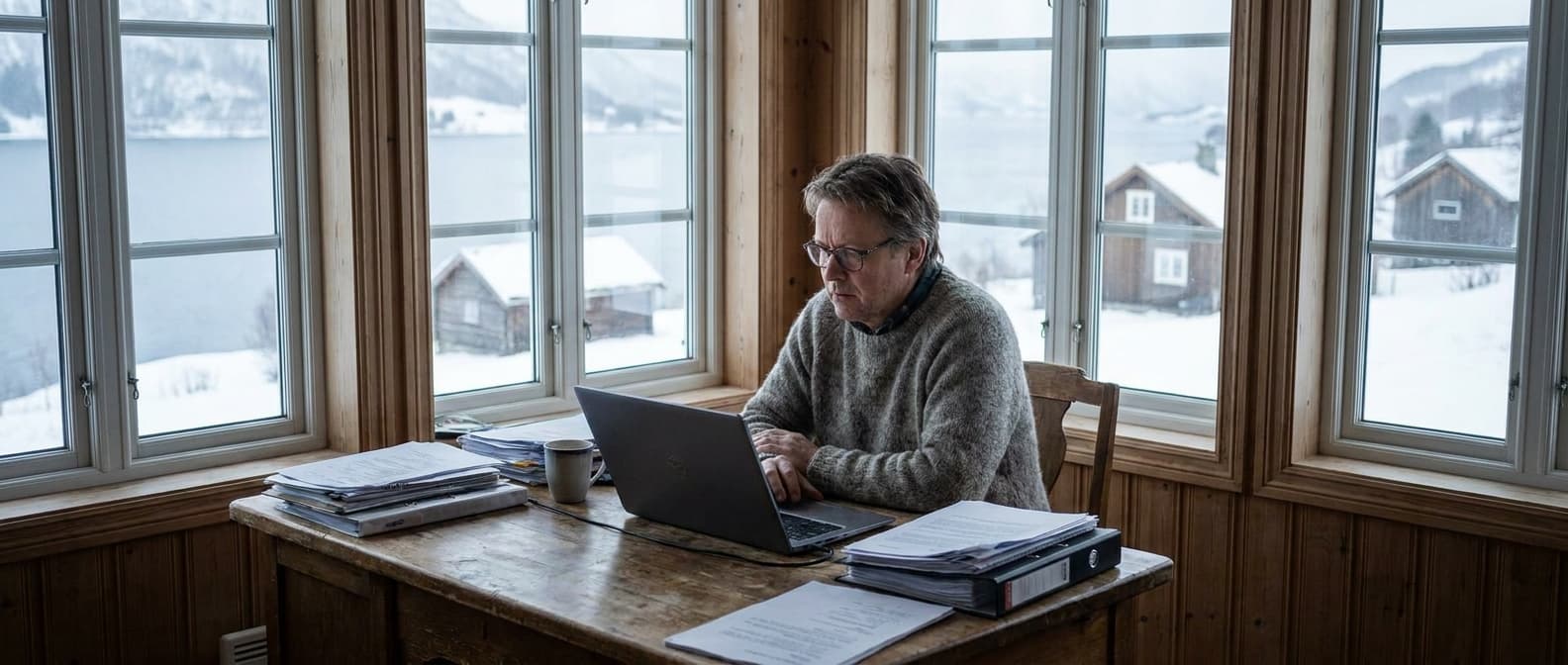 Selvstendig næringsdrivende registrerer firma på Altinn