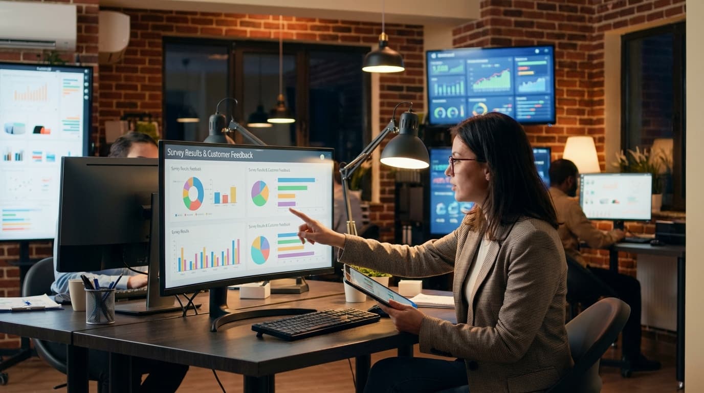 Spørreundersøkelse på nettbrett