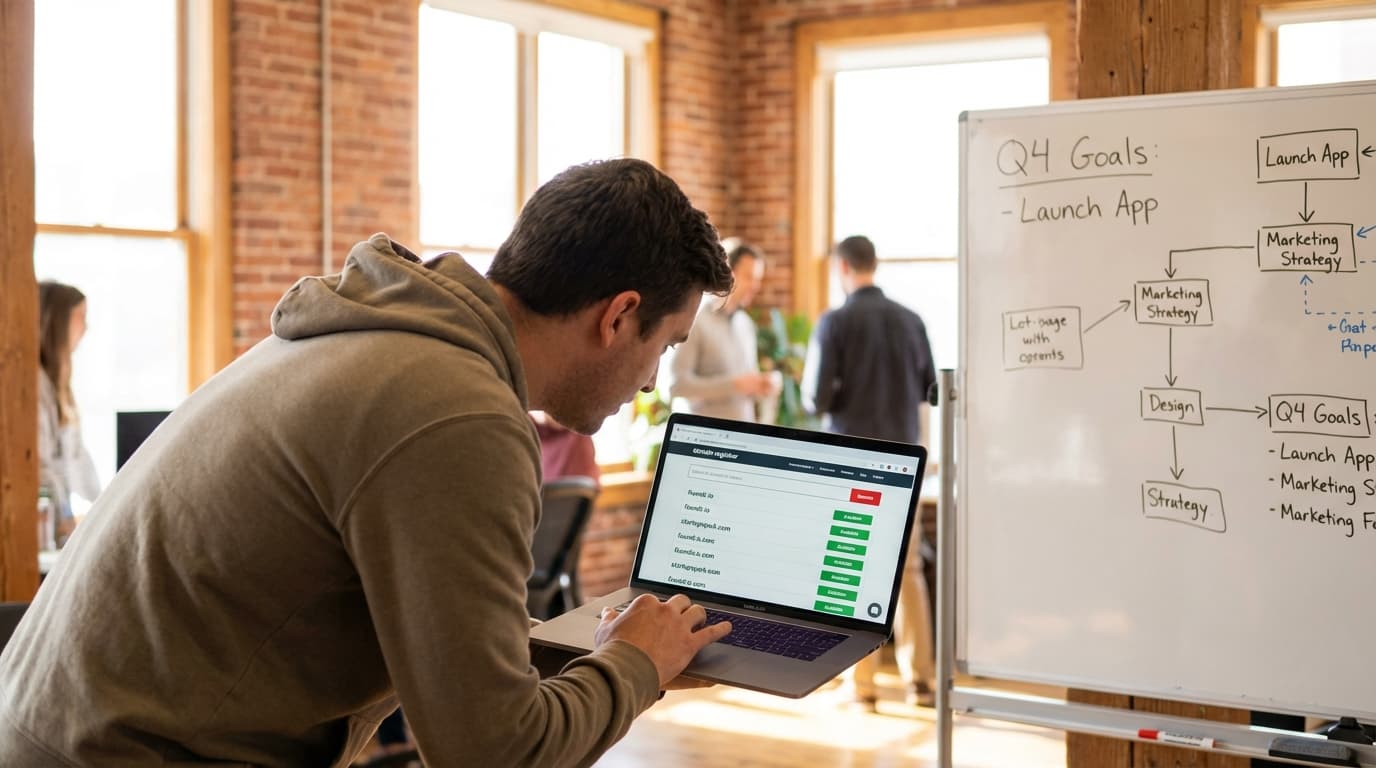 Domenenavn i nettleserens adresselinje