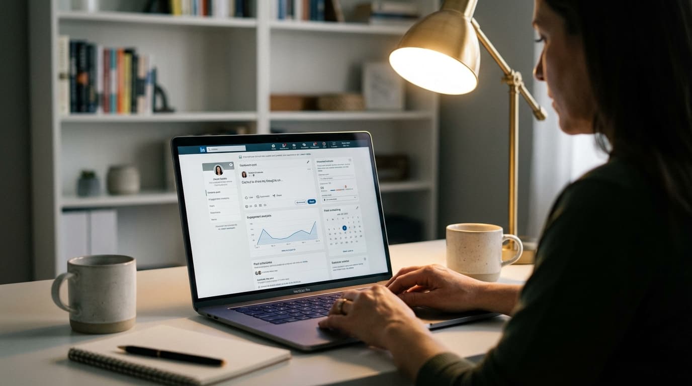 LinkedIn-innhold planlagt i Taplio